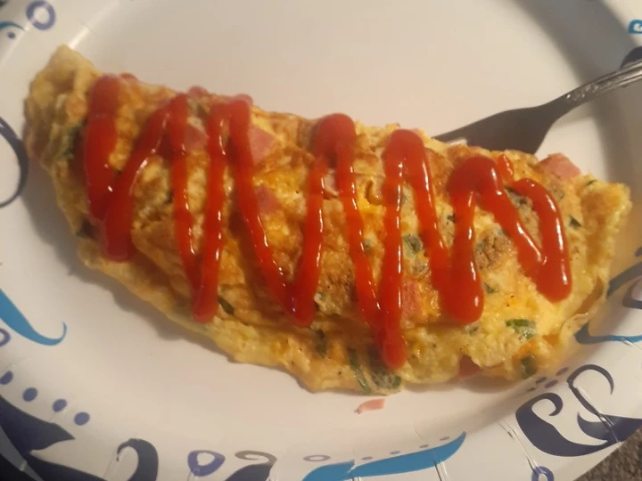 Easy Steps to Prepare Violets Favorite omelette the Awesome  Delicious