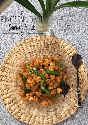Foto resep Buncis Tahu Tempe Sambal Balado