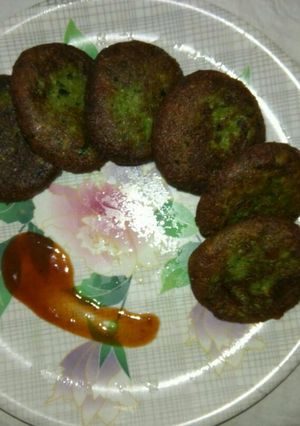 A picture of Haryali cheese kabab.