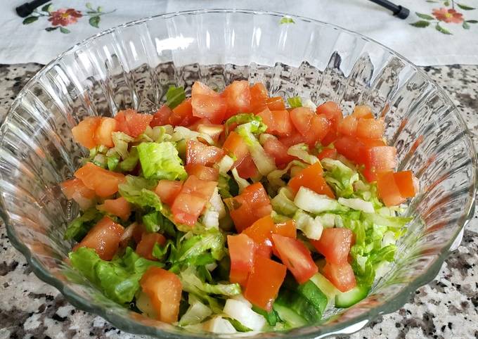 Traditional salad recipe main photo