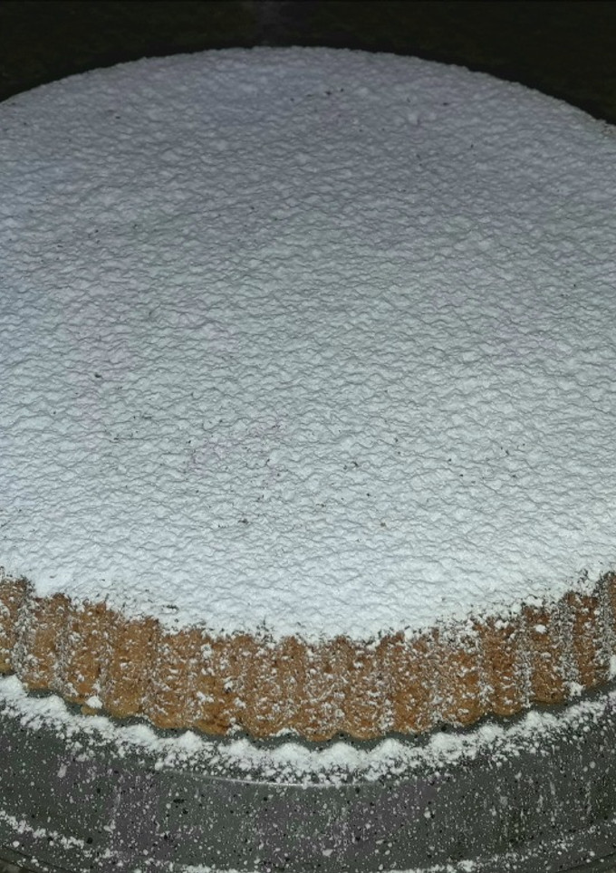 Una foto de Tarta de ricota con dulce de leche 🥧