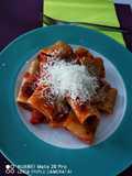 Paccheri al ragù di chianina