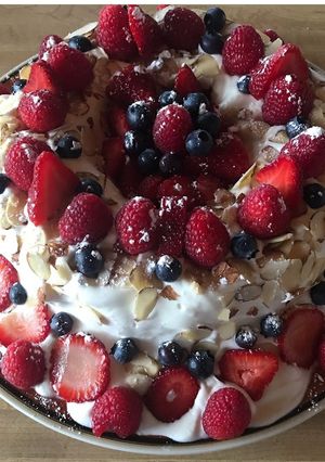 A picture of Fresh Fruit Cake.