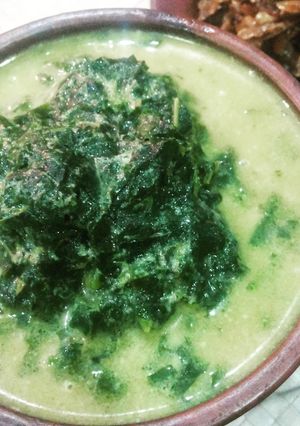 Foto resep Daun singkong masak santan