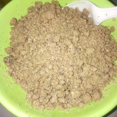 A picture of Homemade millet couscous😍 (dambu, daakkere, burkina,).
