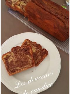 Une photo de Gâteau marbré