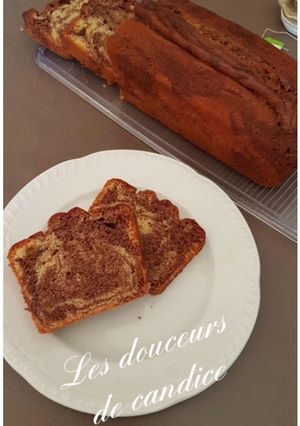 Une photo de Gâteau marbré