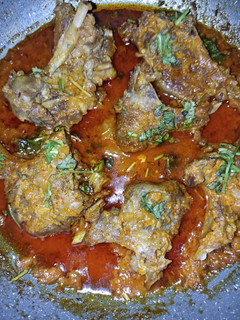 A picture of Masala chops.