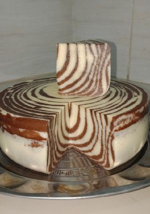 Foto resep Pudding zebra roti tawar