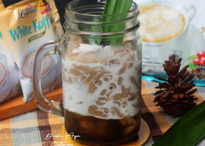 Es Cendol Kopi Luwak White Koffie foto resep utama