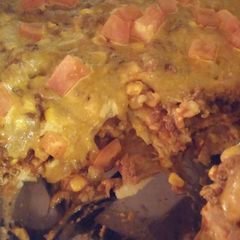 A picture of Enchilada Casserole.