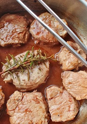 Foto di Filetto di maiale al vino
