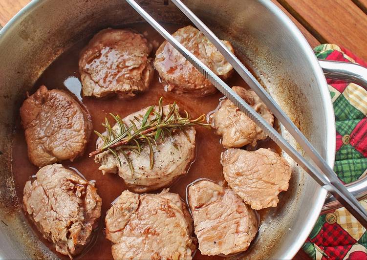 Filetto di maiale al vino