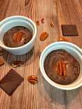 Mini founde rápida de chocolate, nueces y canela