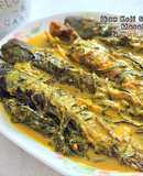 Ikan Keli Salai & Pucuk Ubi Masak Tempoyak