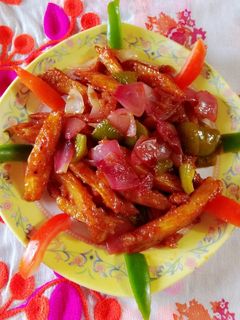 चिली पोटैटो (Chilli Potato recipe in hindi) रेसिपी मुख्य फोटो