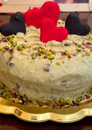 Foto di 💚 Torta San Valentino al pistacchio💚