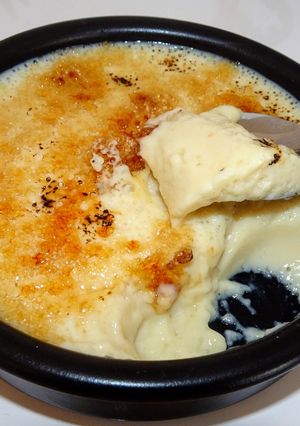 Une photo de Crème brûlée (vegan)