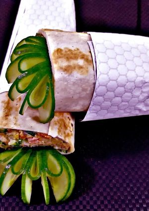 A picture of Falafel Wrap.