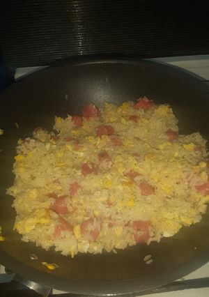 Una foto de Arroz revuelto
