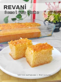 Foto resep Revani (Turkish Semolina Cake)