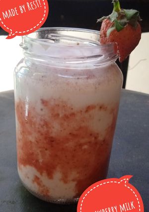 Foto resep Strawberry milk🍓🍓
