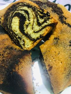 Foto resep Mocha marble cake