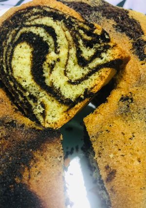 Foto resep Mocha marble cake