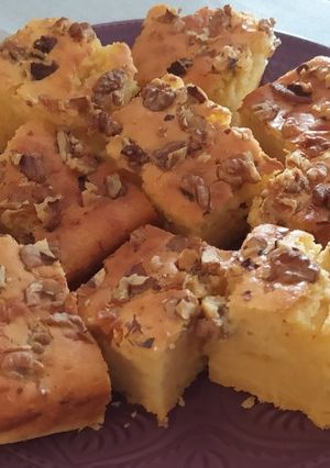 Diós joghurtos sütemény recept fotója