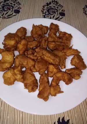 A picture of Chicken fritters.