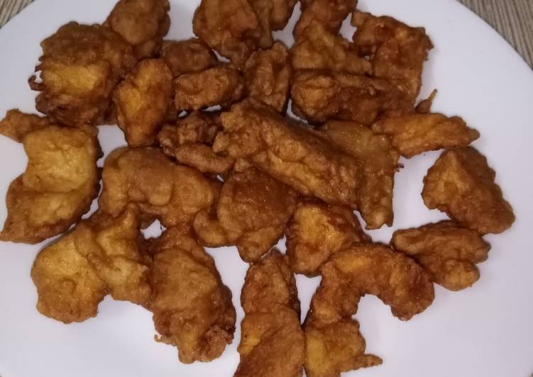 Recipe of Homemade Chicken fritters