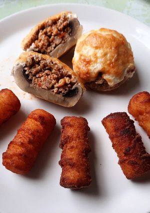 Töltött gombafejek recept fotója