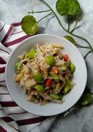 Foto resep Tumis jantung pisang petai