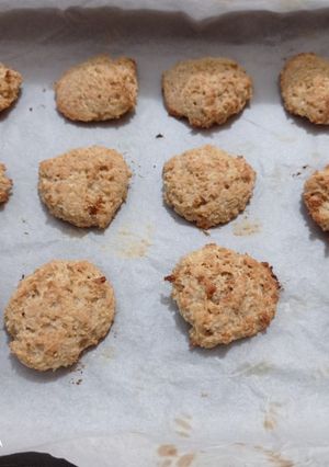 Una foto de Galletitas de avena, manzana y miel