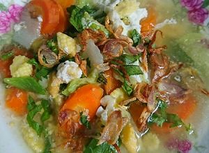 Foto resep Capcay asam urat (jagung muda, sawi putih, wortel)