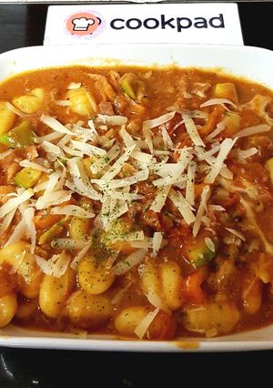 A picture of My Bacon Cheese & Tomato Gnocchi 😀.