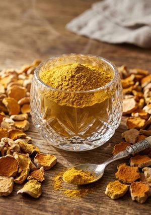 عکسی از دستور زردچوبه خانگی
