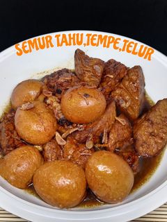 Foto resep Semur Tahu,Tempe,Telur