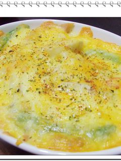 白醬燻雞焗烤飯 的食譜成品照片