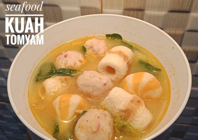 Resep Suki Seafood Kuah Tomyam Oleh Hilma Ramdhiani Cookpad