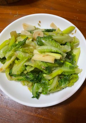 萵苣蘆筍 的食譜成品照片