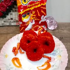 A picture of Cheetos donuts ❤❤.
