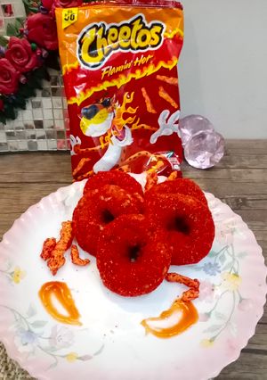A picture of Cheetos donuts ❤❤.