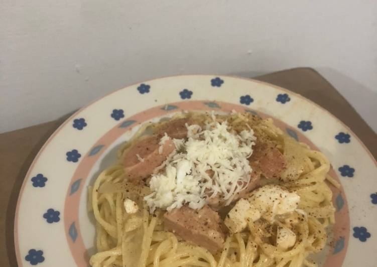 Resep Spghetti Saus Telur Asin Yang Renyah