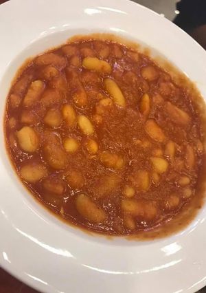 صورة لوصفة مرق الفاصوليا اليابسة