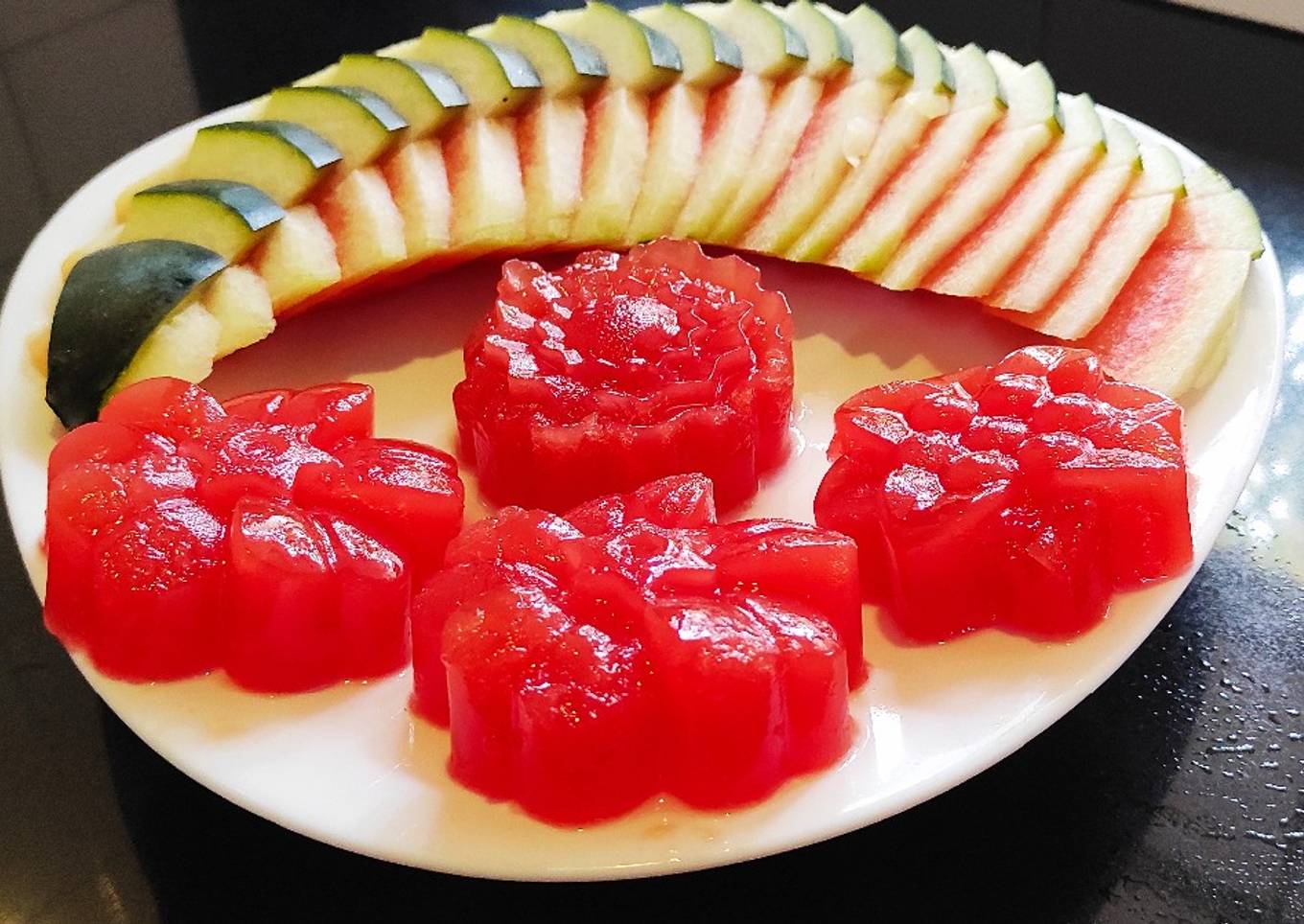 Watermelon jelly