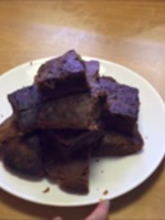 Una foto de Brownies de chocolate