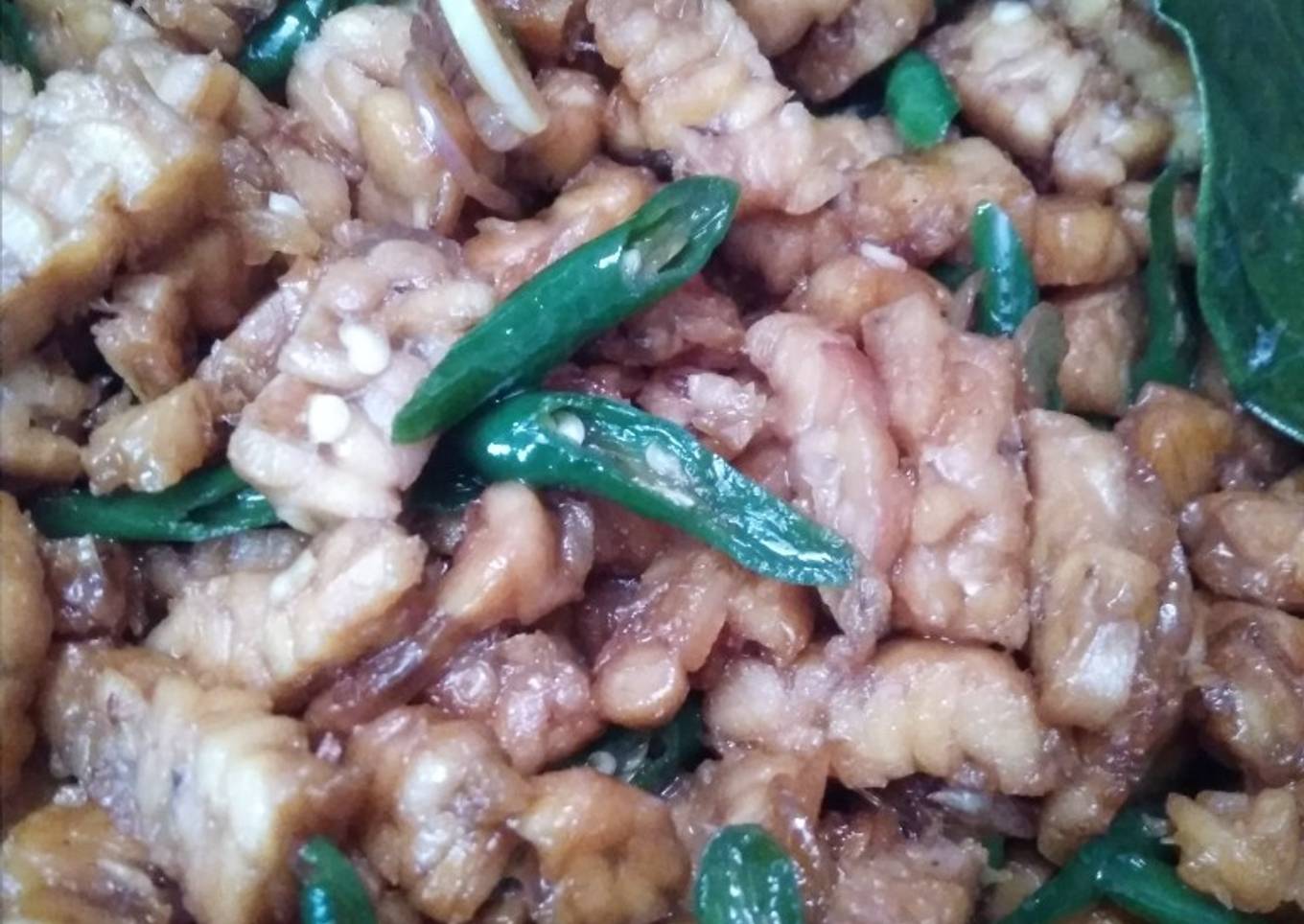 Oseng Tempe Lombok Ijo