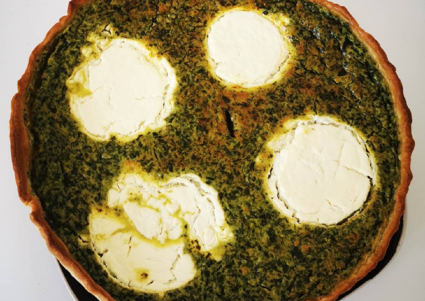 Quiche epinard et chèvre