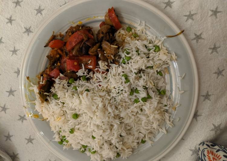 Recipe of Speedy Mushroom pepper mixveg